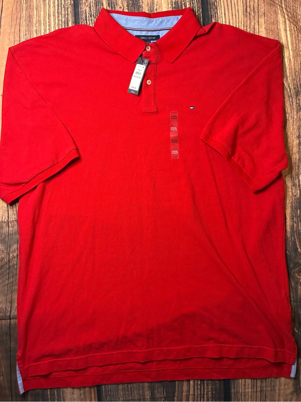 Tommy Hilfiger Bold Red Short-Sleeve Polo